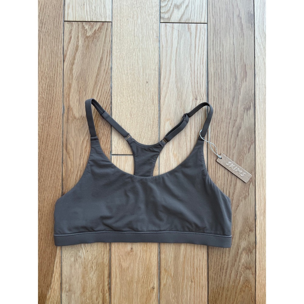 NEW SKIMS Fits Everybody Scoop Bralette Oxide Adjustable Straps Womens Size M
